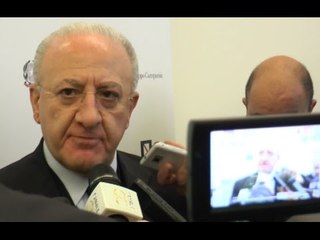 Campania - Ecoballe, De Luca: "A fine aprile il primo miracolo" (09.03.16)