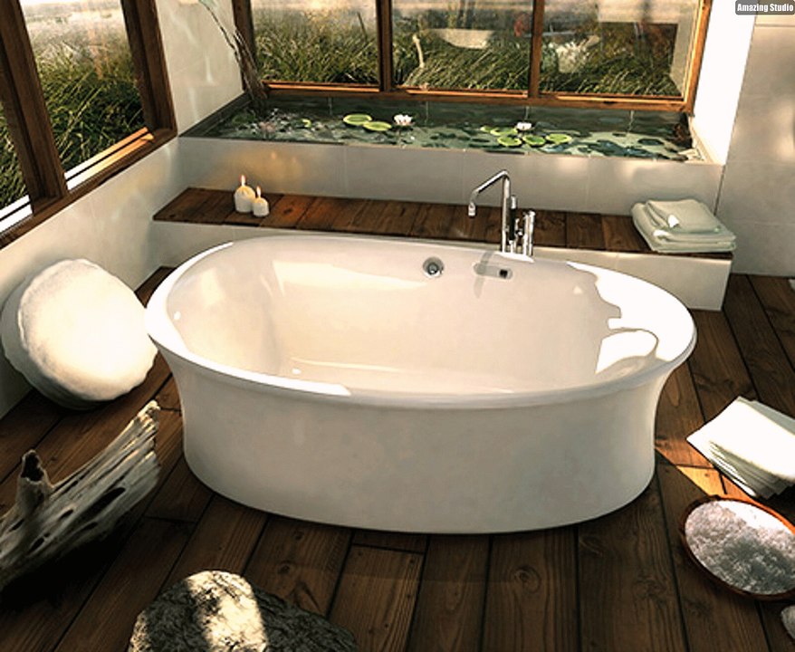 Ambrosia Badewanne Freistehende Version