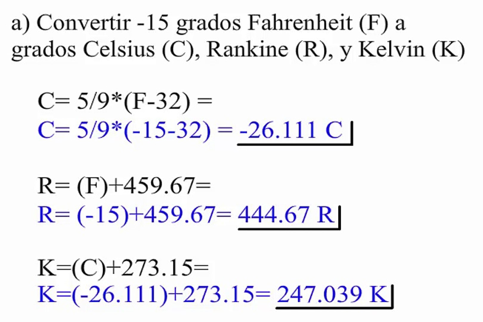 voltaje esfera diseño Convertir grados Fahrenheit a Celsius, Rankine y Kelvin - Vídeo Dailymotion