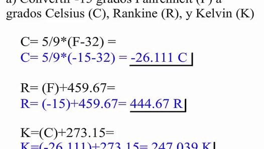 Convertir Grados Fahrenheit A Celsius Rankine Y Kelvin V deo Dailymotion
