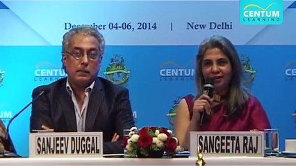 Sangeeta Raj & Mr. Sanjeev Duggal at Centum Learning & CBSE National Conference on Vocational Skills