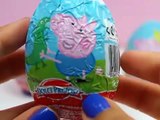 chocolate kinder surprise peppa pig eggs unboxing egg toys surprise opening