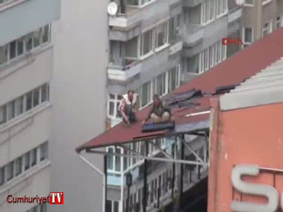 Çatı ustalarının ateş ve ölümle dansı