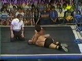 Tito Santana vs Rene Goulet   Championship Wrestling July 28th, 1984