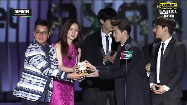 【BTU出品】141203 MAMA in HK Artist of the Year in Asia EXO颁奖 [中字]