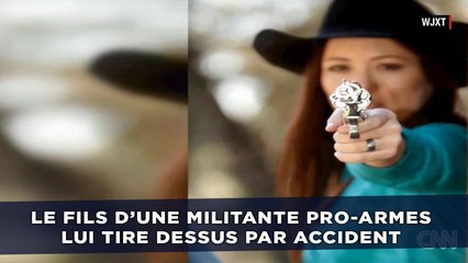 Le fils de 4 ans d’une militante pro-armes lui tire dessus par accident