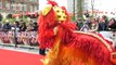 Cool Chinese dance performance at London Kung-Fu Panda 3 premiere