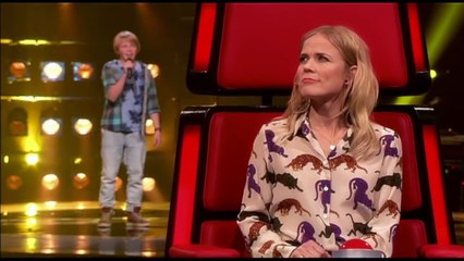 Wiebe - Kop In Het Zand - The Voice Kids 2016 - The Blind Auditions