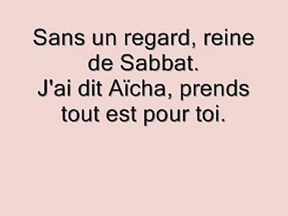 CHEB KHALED- AICHA  AVEC  PAROLES -