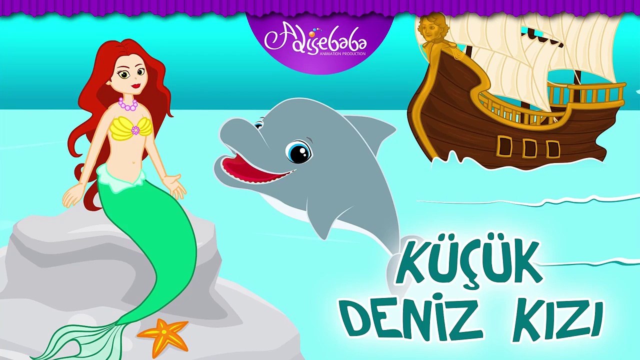 Çizgi Film 2 Masal Rapunzel Ve Küçük Deniz Kızı Prenses Ariel Adisebaba ...