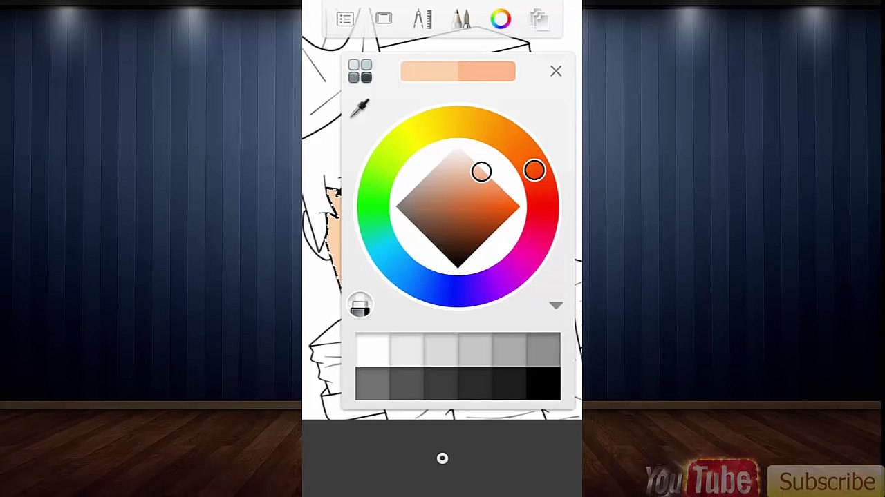 Como fazer skin cartoon minecraft - Paint tool sai tutorial