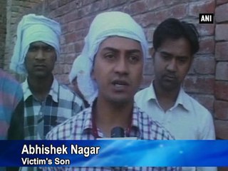 Agra accident Victim s family accuses cops of defending Irani