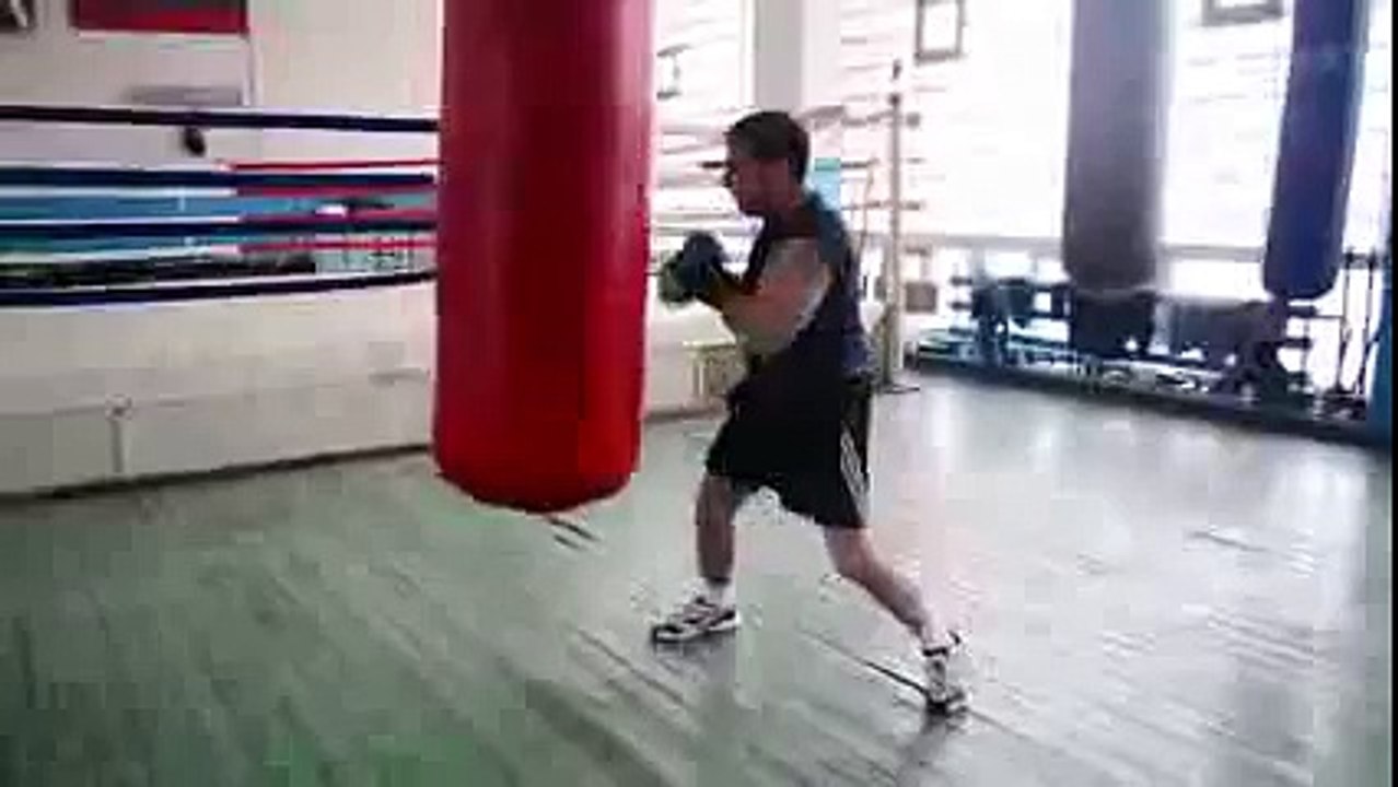 Бокс Работа на мешке