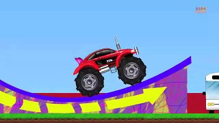 Monster Truck - Sports Car Monster Truck - Kids Car Race