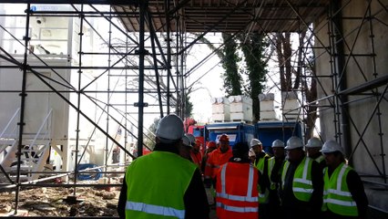 Travaux de réfection du pont de Fontcouverte à Avignon