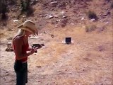 Girl Shooting TV Pistol Grip Shotgun w/ Broken Hand | 12 Gauge Mossberg