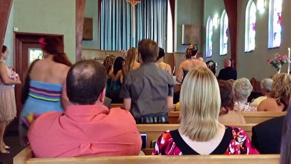 Students flashmob a Wedding Ceremony