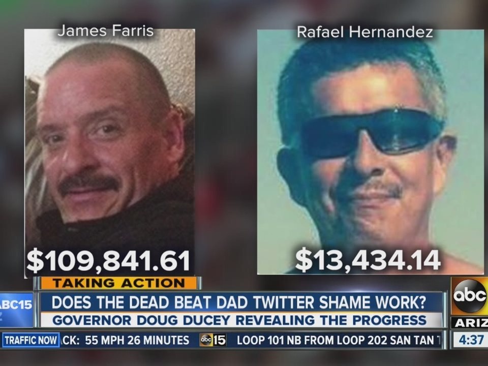 Does the dead beat dad Twitter shame work?