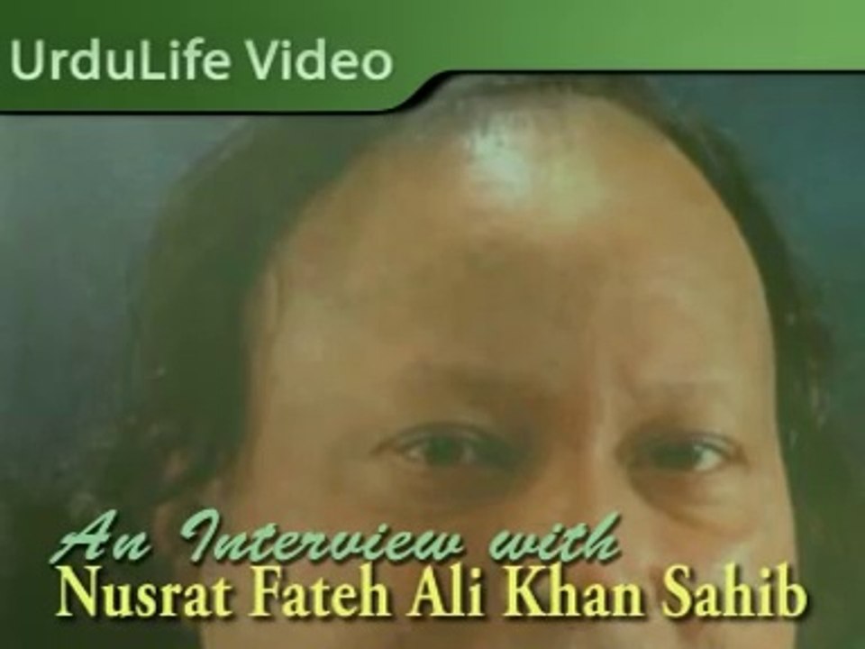 Interview with Nusrat Fateh Ali Khan