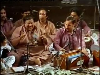 nusrat fateh ali khan and rahatFateh Ali Khan In His Childhood.