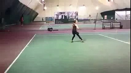 Ева Лейфер, 8 лет, большой теннис, Пермь 2013