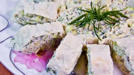 РУЛЕТЫ ИЗ ЛАВАША. РУЛЕТИКИ С СЫРОМ И ОГУРЦАМИ. БЫСТРАЯ И ВКУСНАЯ ЗАКУСКА