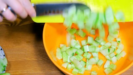 Салат с креветками