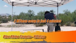 Blue Rhino Targets HITman shooting target setup.mp4