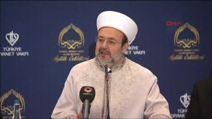 Diyanet İşleri Başkanı Görmez Tdv İyilik Ödülleri Toplantısında Konuştu-3
