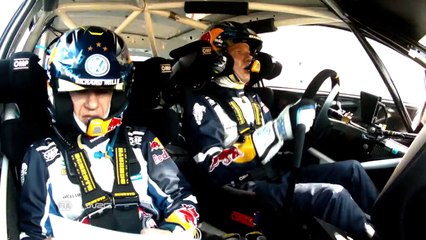 Rallye : Sébastien Ogier évite une vache par miracle