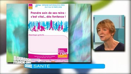 Mes reins, j'y tiens, j'en prends soin, c'est le slogan de la 11ème semaine nationale du rein