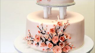 Cherry Blossom Wedding cake - Demonstration Video of Cake