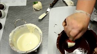 chocolate covered strawberry tutorial - How to design and make chocolate strawberries