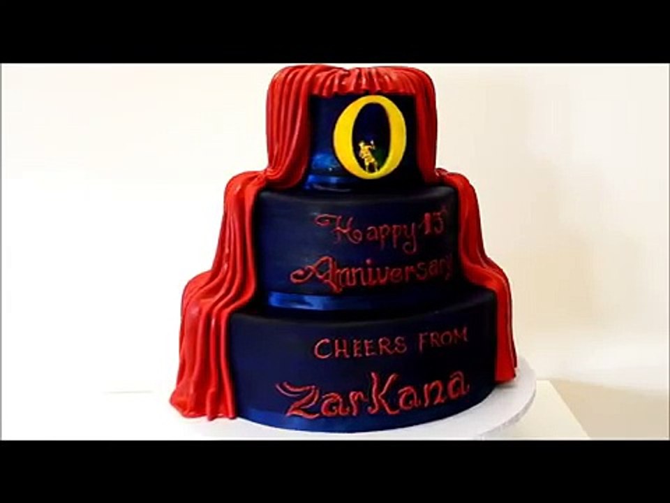 Cirque du Soleil Cake - 15th Year Annivesary Zarkana