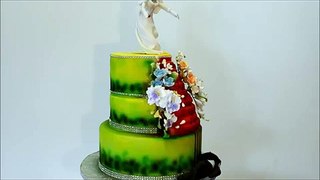 Divorce Cake - Wife Cutting Husbands - Wedding Cake