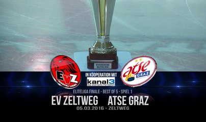 Steirische Eliteliga: EV Zeltweg gegen ATSE Graz - Finale - Spiel 1