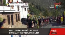 Esteban Chaves sigue líder de la Vuelta a España y Nairo Quintana subió en la general