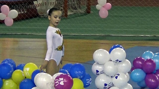 Спортивная аэробика (sports aerobics)- Анна Кальницкая - турнир Кубок Слобожанщины-2015 (дети)