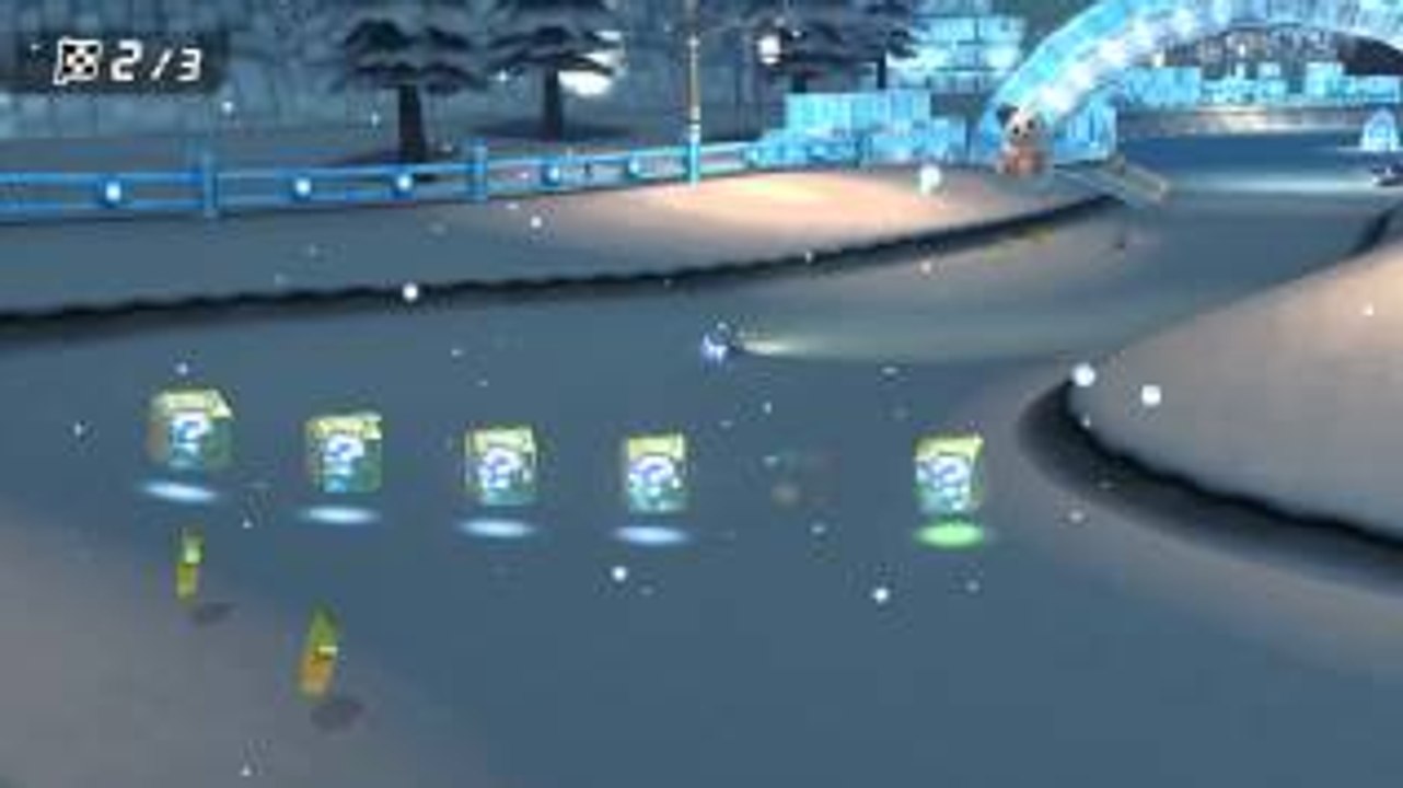 Wii U - Mario Kart 8 - (GCN) Sherbet Land Episode 2