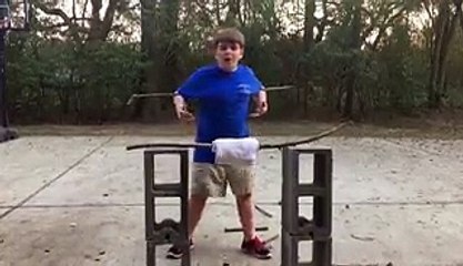 The Most Adorable Karate Kid Fail