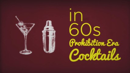 Prohibition era cocktails in 60 seconds: Aviation
