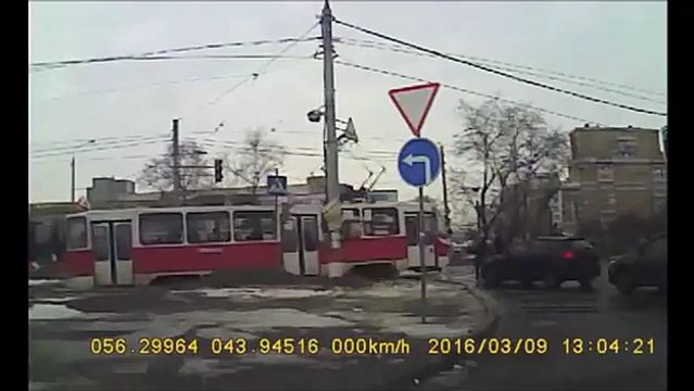 ДТП с трамваем в Нижнем Новгороде