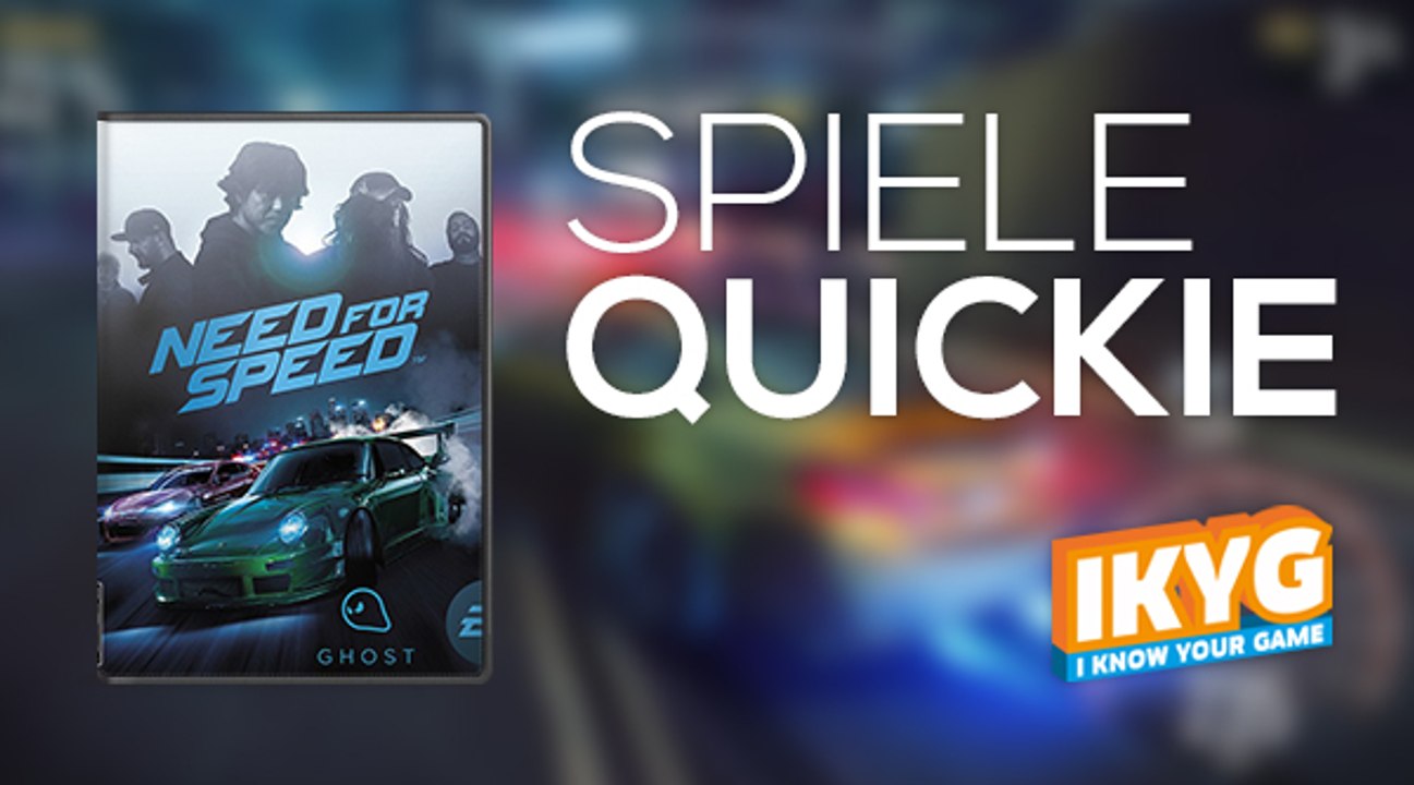 Der Spiele-Quickie - Need for Speed