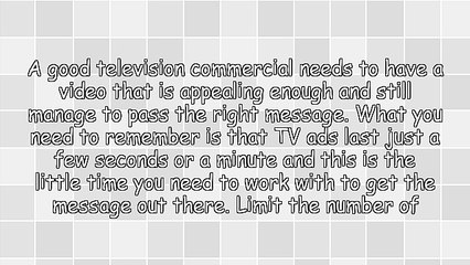 Tips To Get Your Television Advertising Right