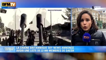La chaîne britannique Sky News affirme détenir les identités de 22 000 membres de Daesh