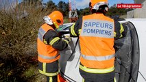 Pleumeur-Bodou (22). Les pompiers en formation de désincarcération