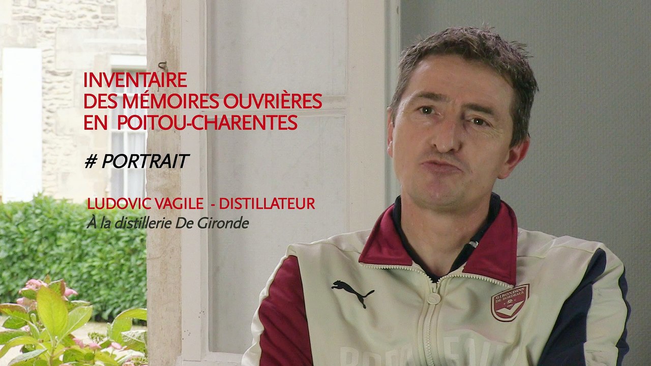 Portrait de Ludovic Vagile, distillateur à la Distillerie de Gironde à Javrezac