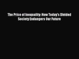 Read The Price of Inequality: How Today's Divided Society Endangers Our Future Ebook Free