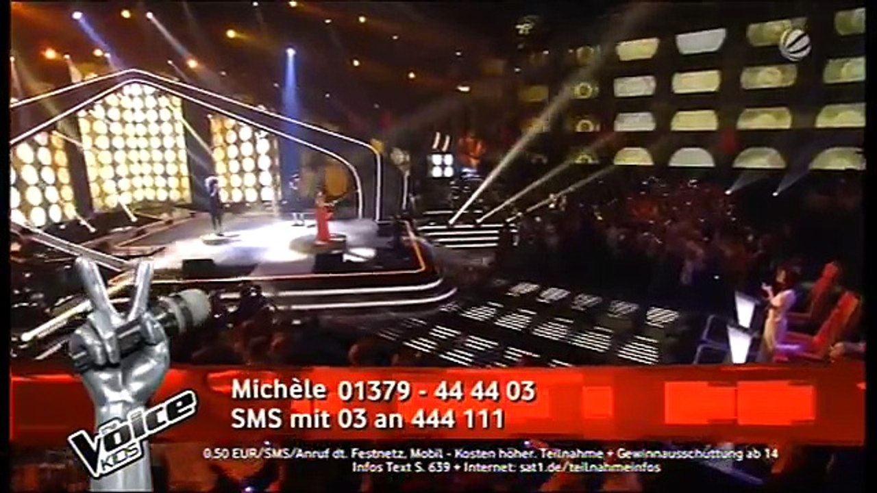 The Voice Kids 2013 Gewinner: Michèle Listen (Beyoncé) live am 10. Mai 2013 in SAT1