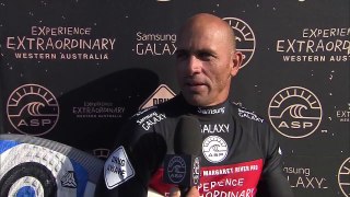 Did Kelly Slater come inches away from shark?
